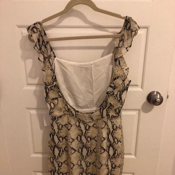 By The Way Snakeskin Dress - Picture 2 of 2